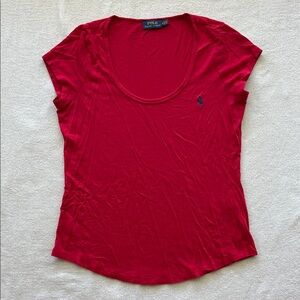 Polo by Ralph Lauren Women's Classic Scarlet Tee
